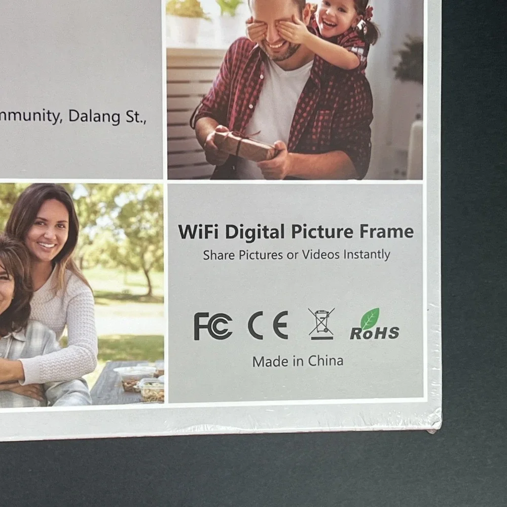 FRAMEO 10.1'' HD Touchscreen WiFi Photo Frame Auto-Rotate Share Large Memory NEW